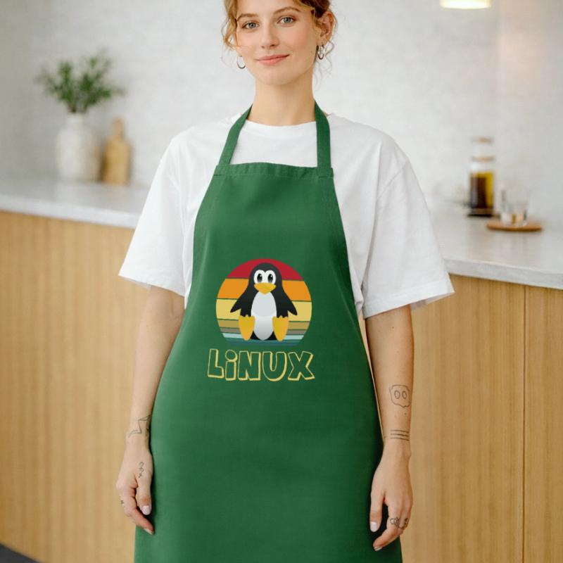 Linux Penguin Cooking Apron