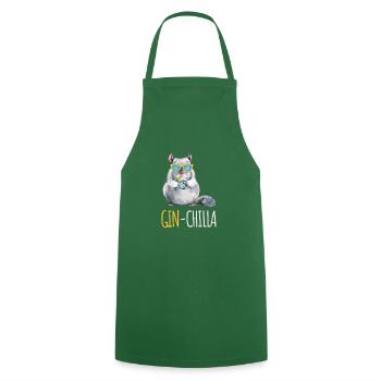 Ginchilla Lustiges Gin-Tonic & Longdrink Liebhaber - Kochschürze - Grün - Vorne - AI Model Male 185 dark (185cm)