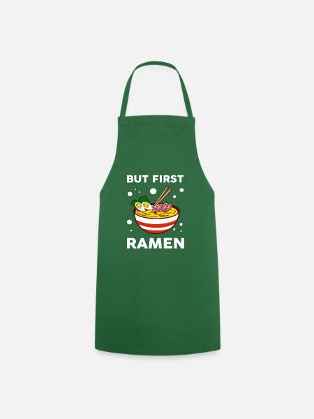 Anime Kawaii Ramen - Kochschürze - Grün