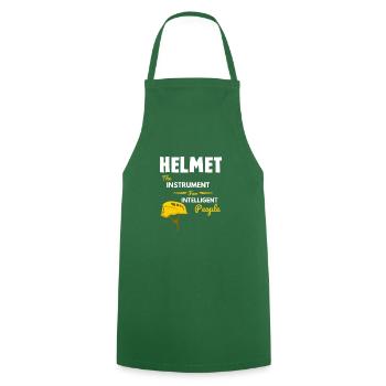 Rock Climbing - Cooking Apron - green - Front - AI Model Male 185 dark (185cm)