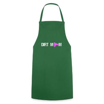 Dirt Mom Quad Shirt Cadeau - Tablier de cuisine - vert foncé - Devant - AI Model Male 185 dark (185cm)