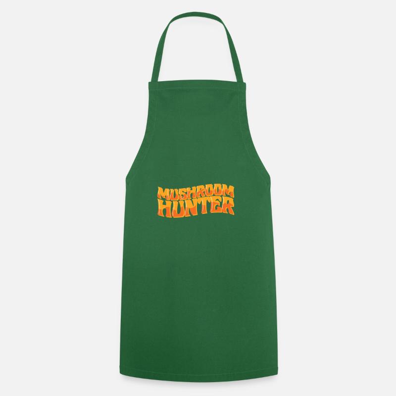 MUSHROOM HUNTER - Cooking Apron - green
