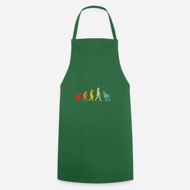 Evolution Skeleton - Tablier de cuisine - vert foncé