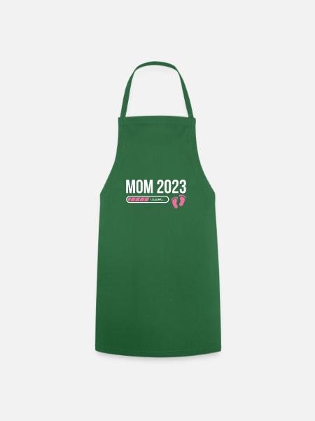 Mom 2023 Loading Shirt Geschenk - Kochschürze - Grün