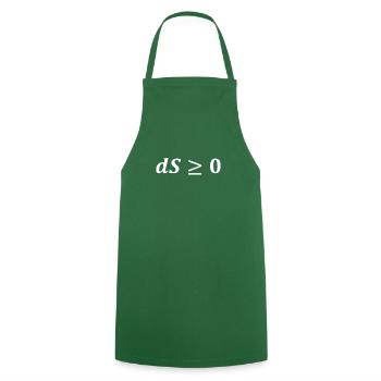 Physics Second Law of Thermodynamics Equation - Cooking Apron - green - Front - AI Model Male 185 dark (185cm)