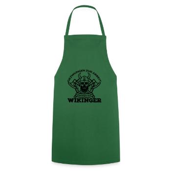 Wikinger Vikinger Wikinger Odin Loki Yggdrasil - Kochschürze - Grün - Vorne - AI Model Male 185 dark (185cm)