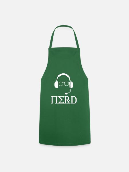 Nerd Gamer Nerd Gaming Geek Geschenkidee - Kochschürze - Grün