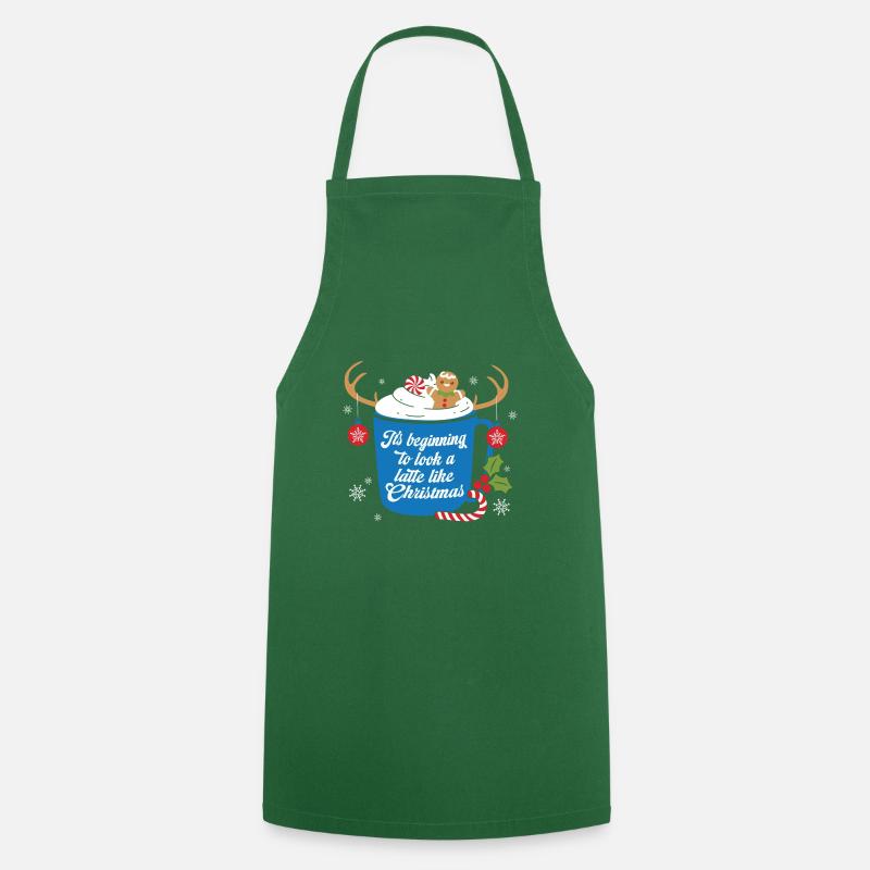 Weihnachten Weihnachtsmann Geschenke - Kochschürze - Grün