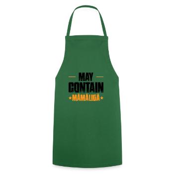 Peut contenir Mamaliga - Tablier de cuisine - vert foncé - Devant - AI Model Male 185 dark (185cm)