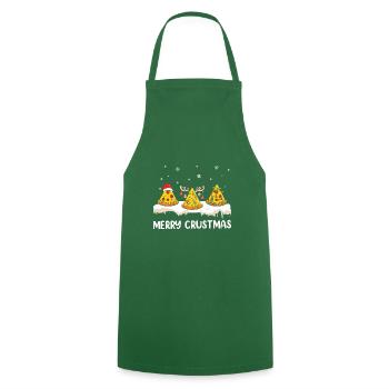 Christmas Santa Claus Gifts - Cooking Apron - green - Front - AI Model Male 185 dark (185cm)