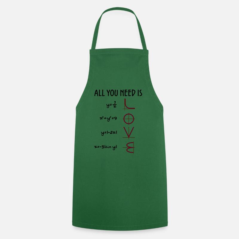 All you need is Love (Equations) Geschenk - Kochschürze - Grün