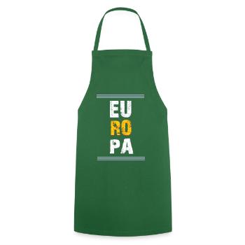 Europa Demokratie - Kochschürze - Grün - Vorne - AI Model Male 185 dark (185cm)