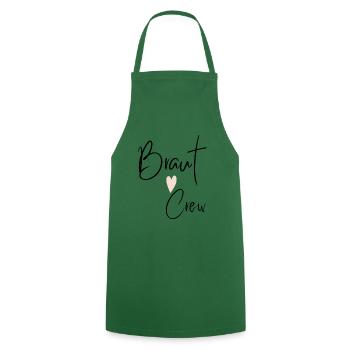 BRAUT crew - Kochschürze - Grün - Vorne - AI Model Male 185 dark (185cm)