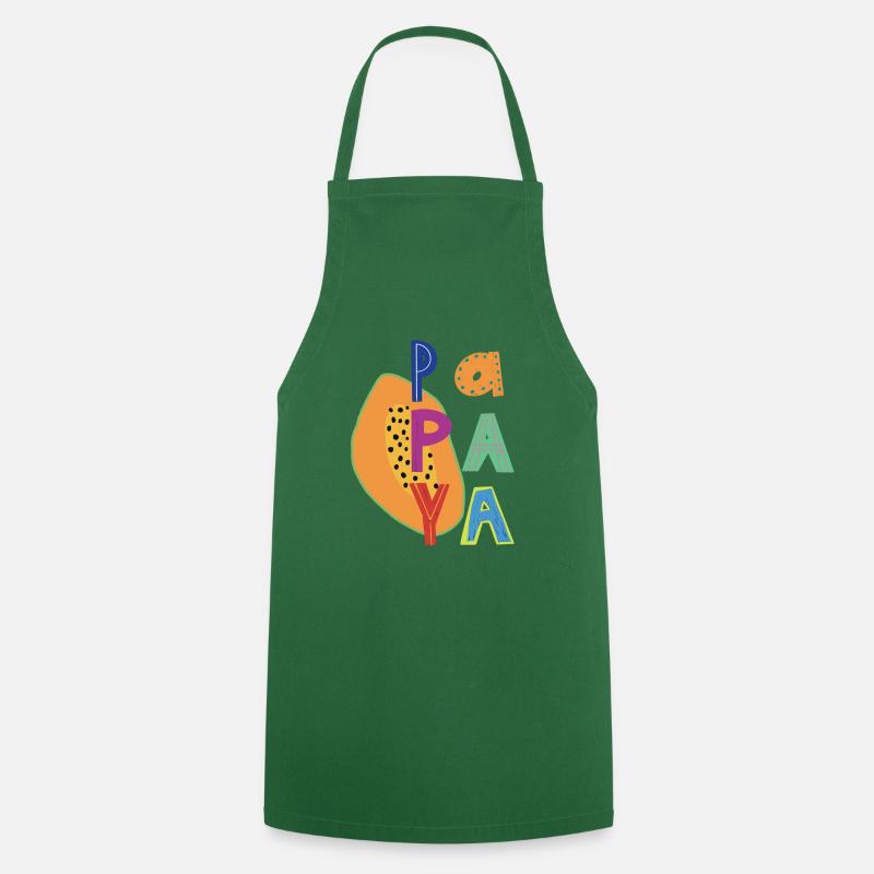 Papaya - Cooking Apron - green