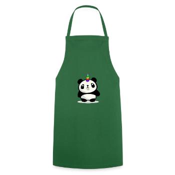 Panda unicorn - Cooking Apron - green - Front - AI Model Male 185 dark (185cm)