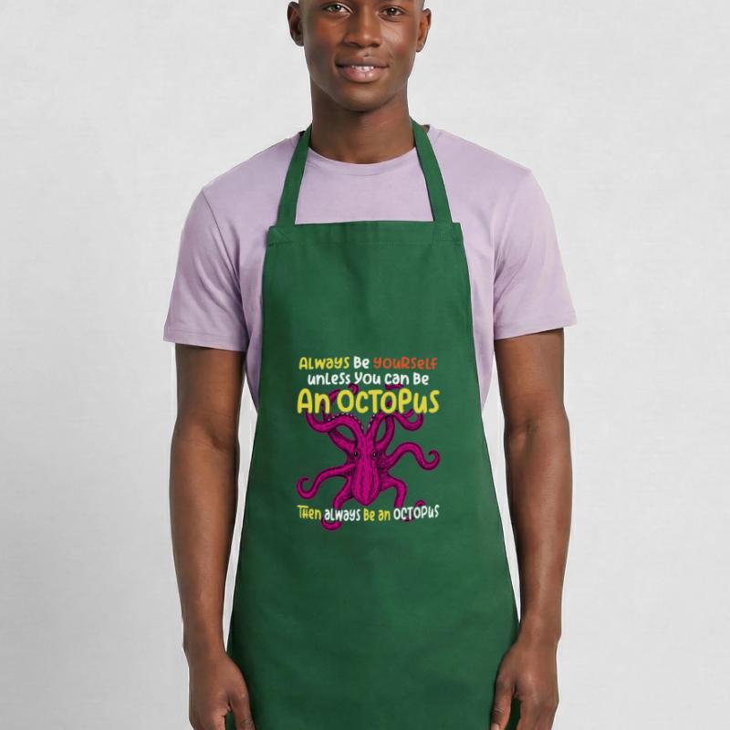 Sei Du selbst oder sei ein Oktopus. Großer Oktopus Kochschürze