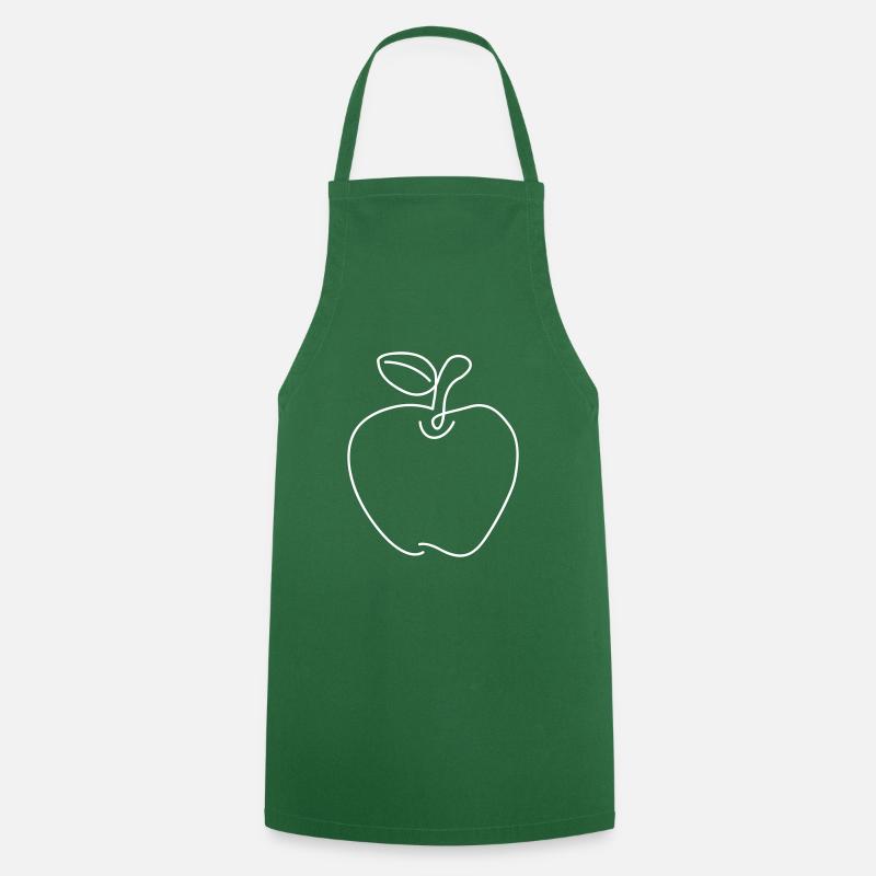 Apple - Cooking Apron - green