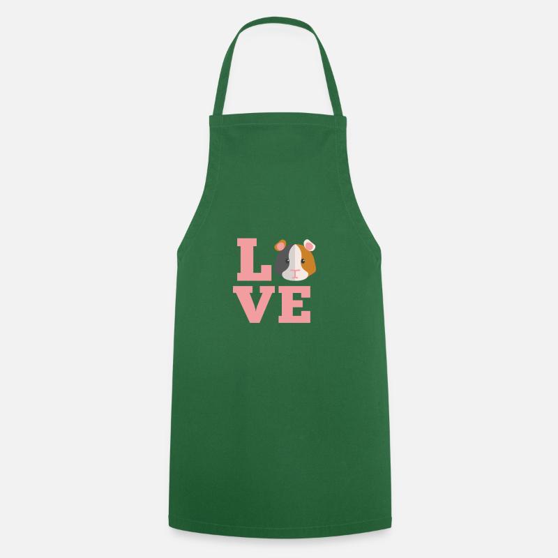 Guinea pig - Cooking Apron - green