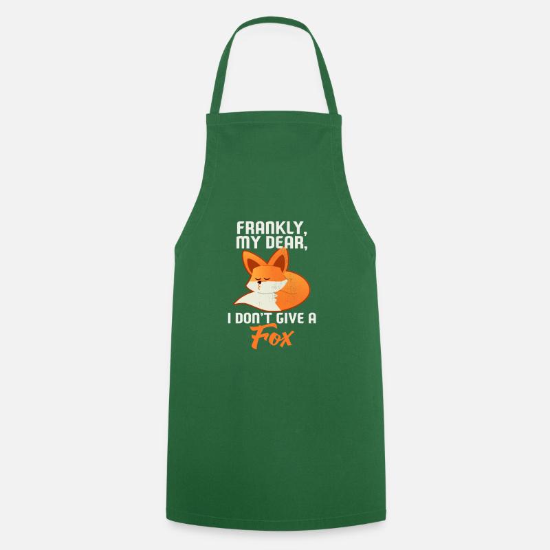 Frankly My Dear I Dont Give A Fox Geschenk - Kochschürze - Grün