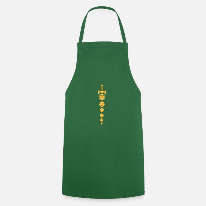 D20 - Tablier de cuisine - vert foncé