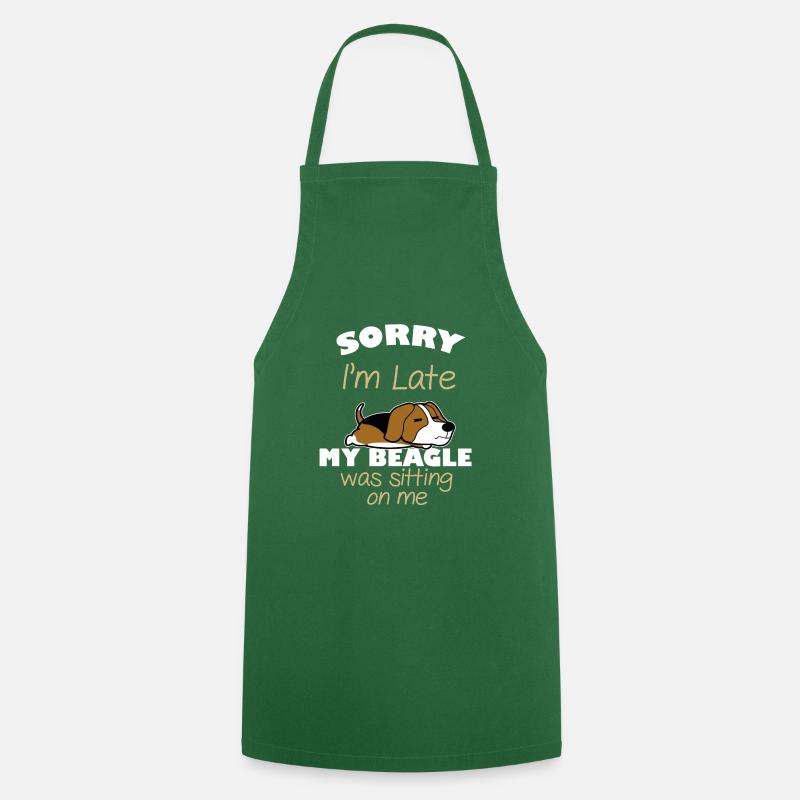 beagle - Tablier de cuisine - vert foncé