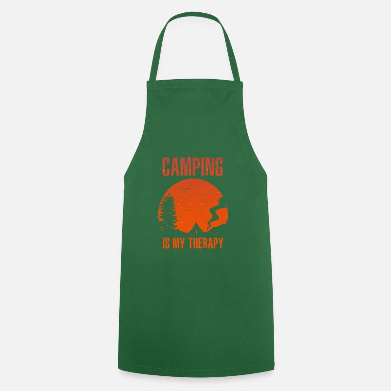 Camping Camping - Cooking Apron - green