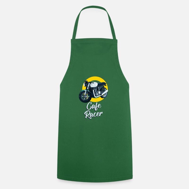 motorcycle - Cooking Apron - green