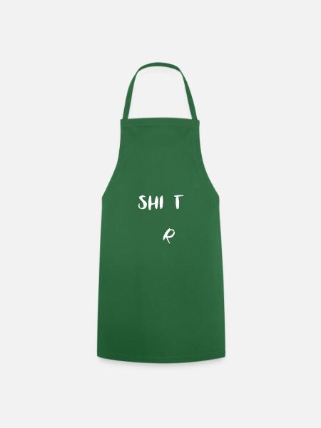 Shirt Shit - Kochschürze - Grün