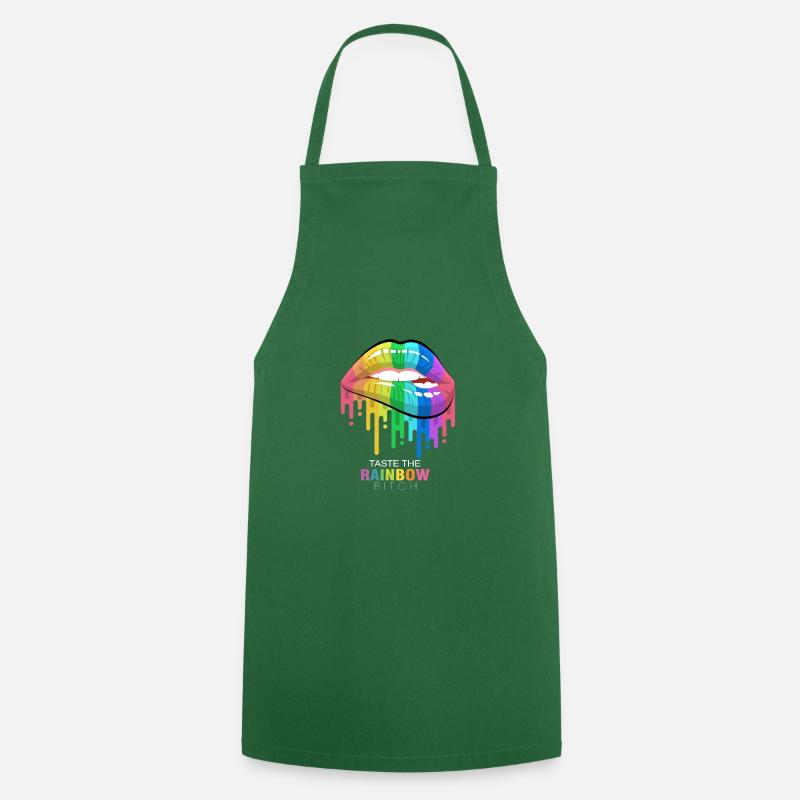 Taste the rainbow - Cooking Apron - green