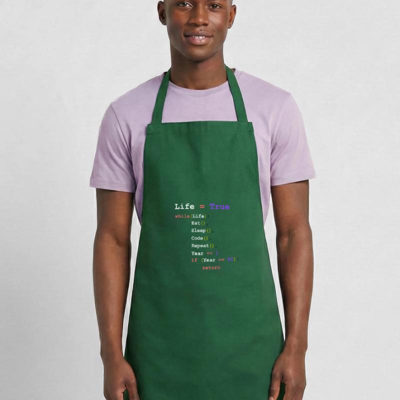 Eat Sleep Code Repeat - programmer Cooking Apron