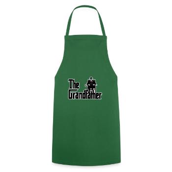 The Grandfather Funny Gift for Grandpas product - Cooking Apron - green - Front - AI Model Male 185 dark (185cm)