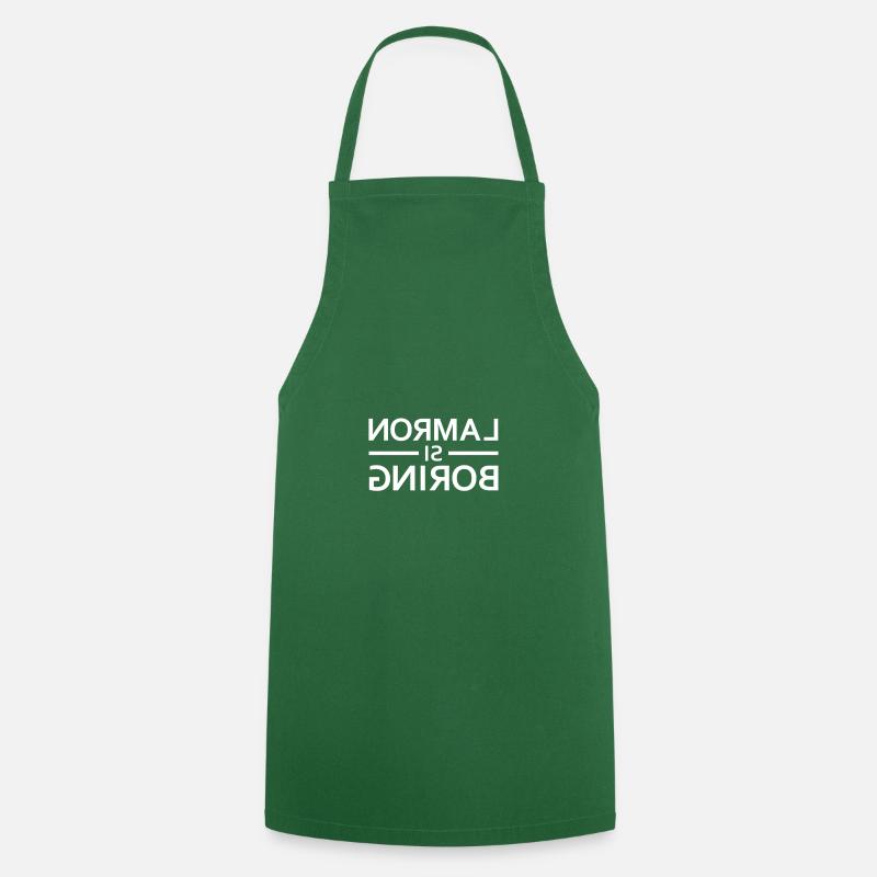 Unnormal Crazy Crazy Funny Funny - Cooking Apron - green