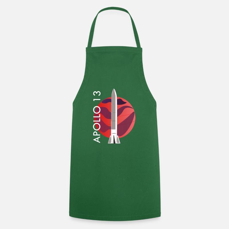 Apollo13 new rocket NASA - Cooking Apron - green