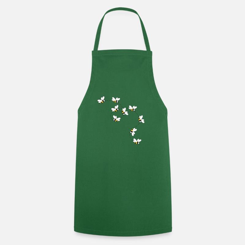 Bees fly - Cooking Apron - green