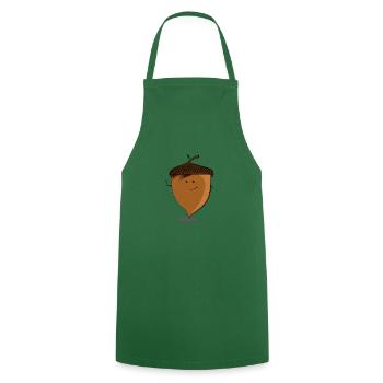 Haselnuss Haselnussbaum Haselnussstrauch Kuchen - Kochschürze - Grün - Vorne - AI Model Male 185 dark (185cm)