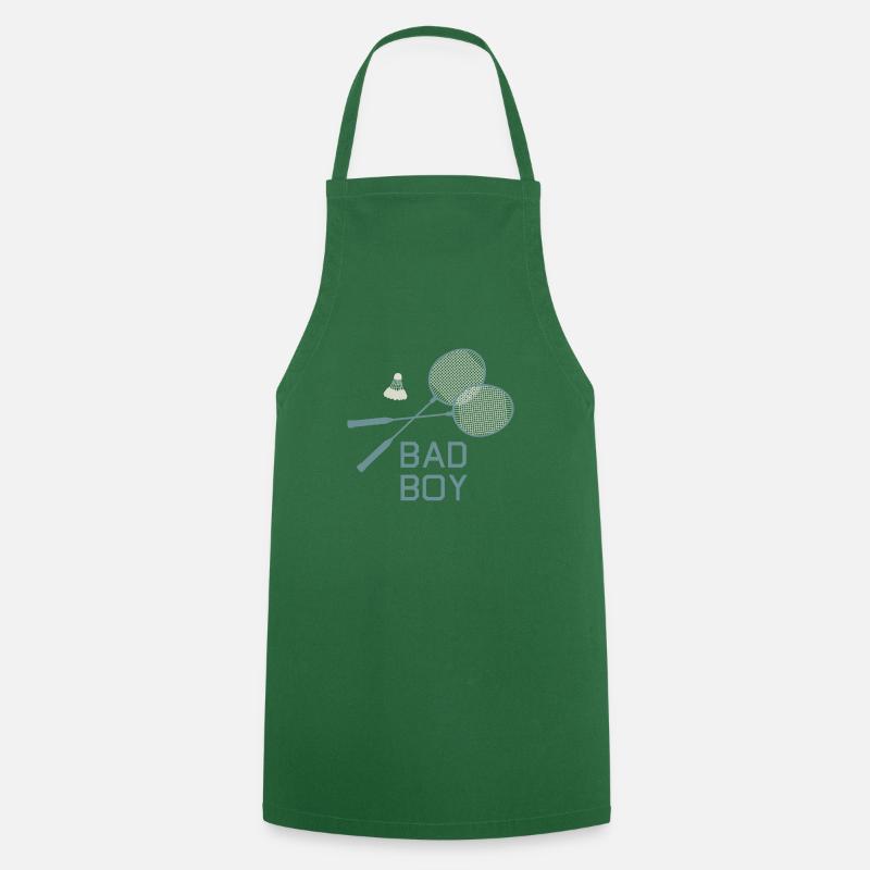 Bad Boy Badminton - Tablier de cuisine - vert foncé