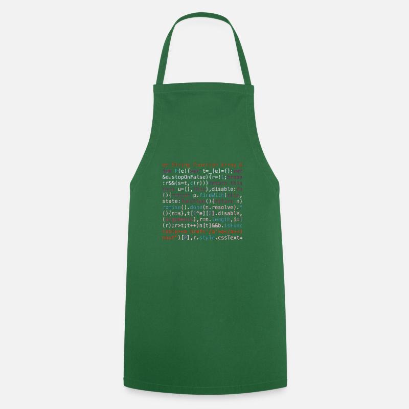 Chemise de programmeur - Tablier de cuisine - vert foncé