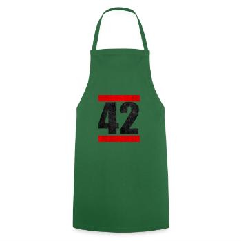 42 The Answer To Everything The answer to everything - Cooking Apron - green - Front - AI Model Male 185 dark (185cm)