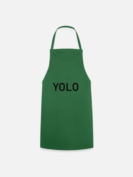 Yolo - Tablier de cuisine - vert foncé