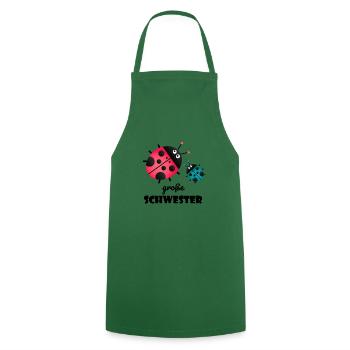 Coccinelle coccinelle - Tablier de cuisine - vert foncé - Devant - AI Model Male 185 dark (185cm)