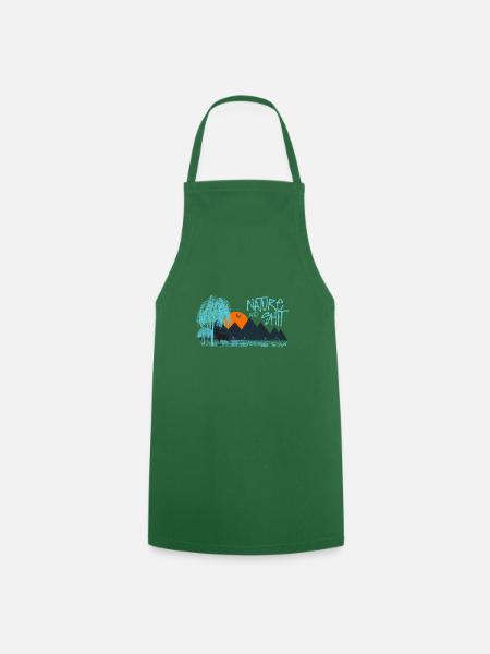 nature - Tablier de cuisine - vert foncé