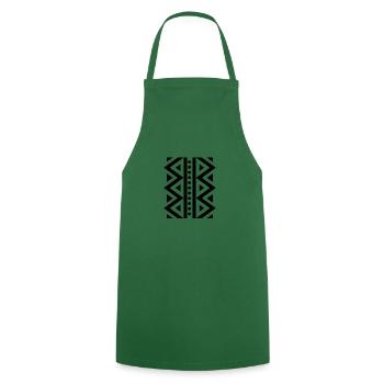 Cool pattern design - Cooking Apron - green - Front - AI Model Male 185 dark (185cm)