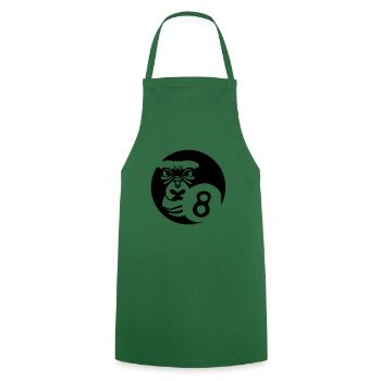 boule billard gorille logo sport 0 - Tablier de cuisine - vert foncé - Devant - AI Model Male 185 dark (185cm)