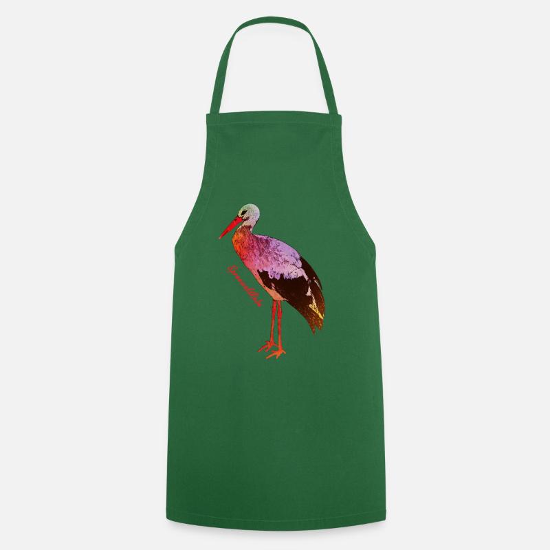 Storch - Spreewaldliebe - Tablier de cuisine - vert foncé