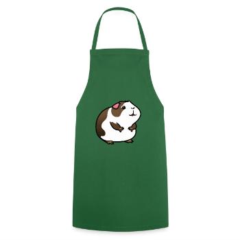 Just cute guinea pig - Cooking Apron - green - Front - AI Model Male 185 dark (185cm)