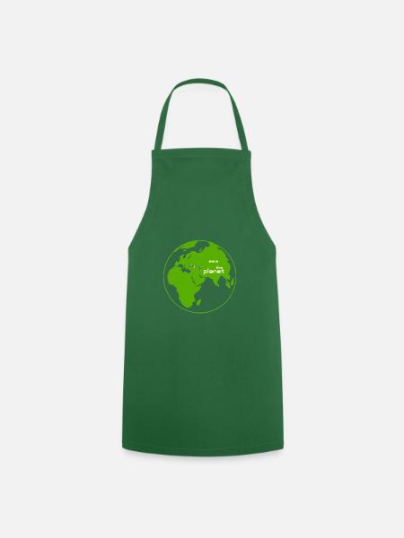 save the planet - Tablier de cuisine - vert foncé