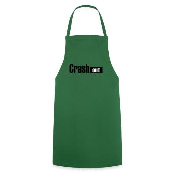 Crashout - Cooking Apron - green - Front - AI Model Male 185 dark (185cm)