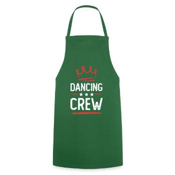 Équipe de danse - Tablier de cuisine - vert foncé - Devant - AI Model Male 185 dark (185cm)
