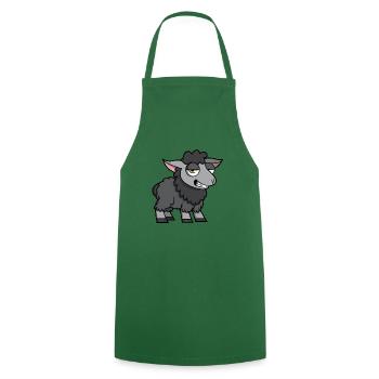 Black sheep - Cooking Apron - green - Front - AI Model Male 185 dark (185cm)
