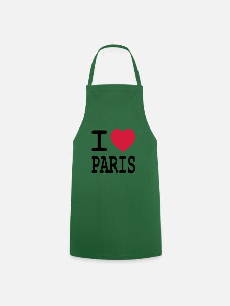 Ich liebe Paris - Kochschürze - Grün